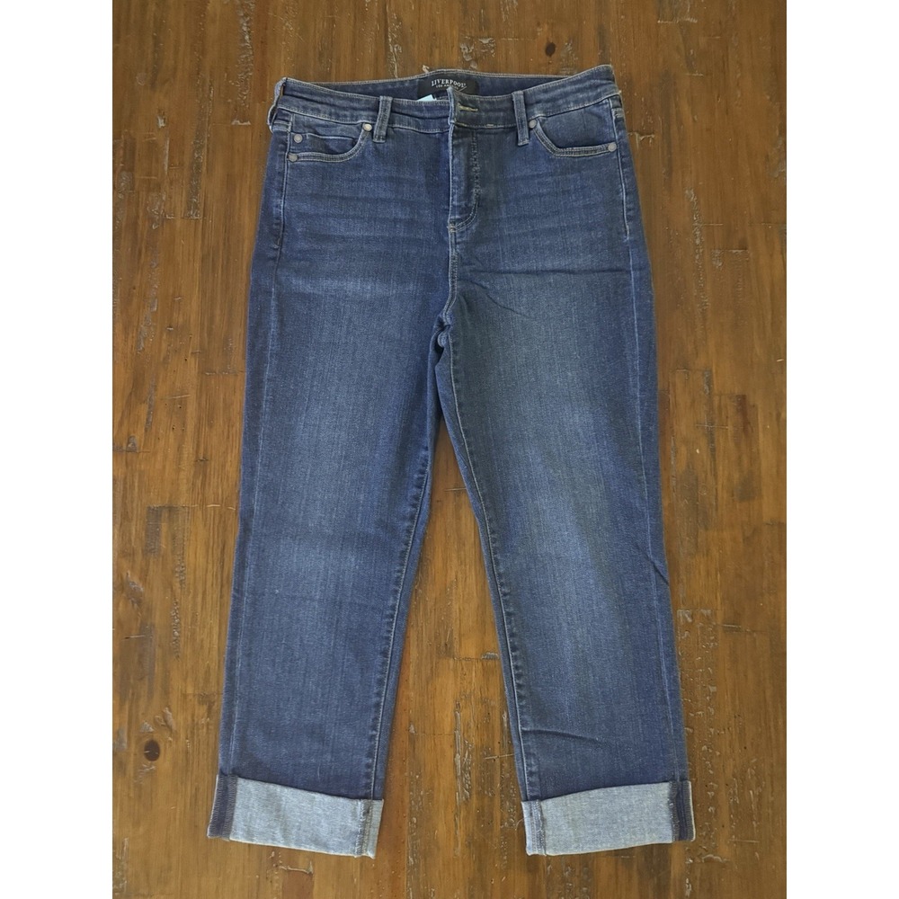 Liverpool Belinda HR Capri Jeans 6P Petite Charlie Crop Skinny High Rise NWT - Picture 1 of 6